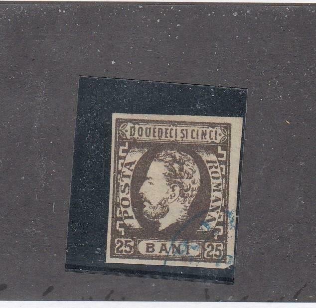 ROMANIA # 47 VF-LIGHT USED IMPERF CAT VALUE $47.50