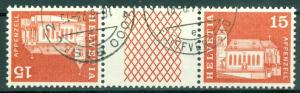 Switzerland - Scott 442 Tete-Beche Pair