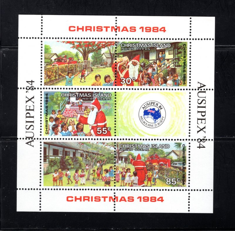 Christmas Island, 161,  Souvenir Sheet, VF,  Unused,  CV $2.60  ..... 1370053