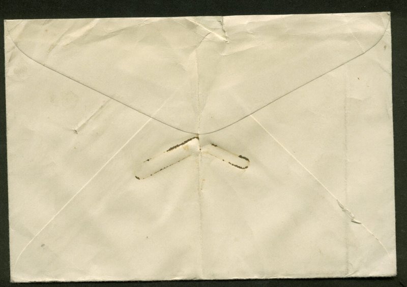 WWII  COMMERCIAL COVER FROM ST. PIERRE & MIQUELON TO NEW YORK NOT CENSORED #100