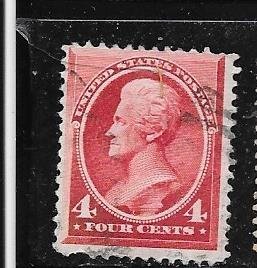 US # 215 4c Jackson, Carmine  (U) CV  $25.00