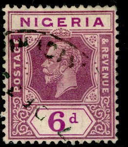 NIGERIA SG25a, 6d dull purple & bright purple, used. 