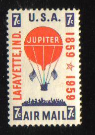 #C-54  MNH 7c Jupitor Ballon 1st flight 1959 Issue