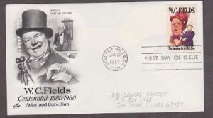 1803 W.C. Fields ArtCraft FDC hand addressed in pencil