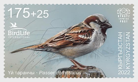 2023 Kyrgyzstan KEP House Sparrow (Scott NA) MNH