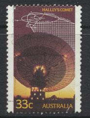 SG 1008 SC# 982   Fine Used  - Halley's Comet  Radio Telescope