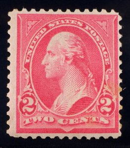 US Scott #279Bc Rose Carmine M OG F Type 4 D/L WTRMRKD