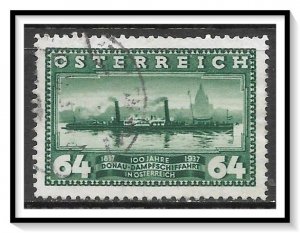 Austria #384 Steamship Service Used