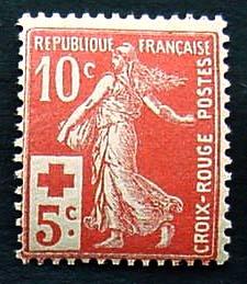 France, Scott B2, Mint Never Hinged