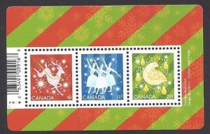 Canada #3199 MNH ss, Christmas 2019, issued 2019