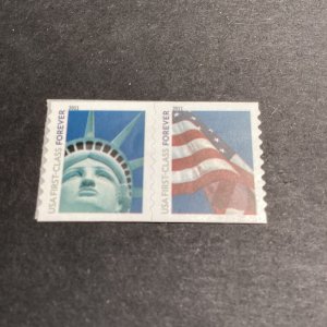 Scott#4486-87-Lady Liberty &Flag Coil Pair Or Singles-MNH-2010-Choice