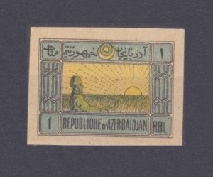 1919 Azerbaijan 5xb Farmer and sunrise