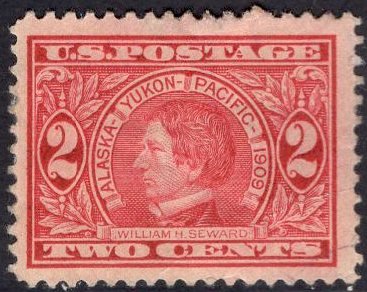 US Stamp #370 3c Seward USED SCV $2