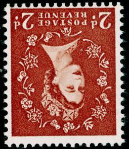 SG573Wi, 2d light red-brown, NH MINT. Cat £140. WMK MULTIPLE. WMK INV