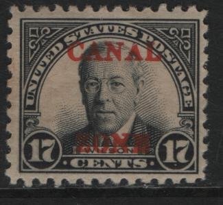 CANAL ZONE  91  MINT HINGED WOODROW WILSON ISSUE 1926