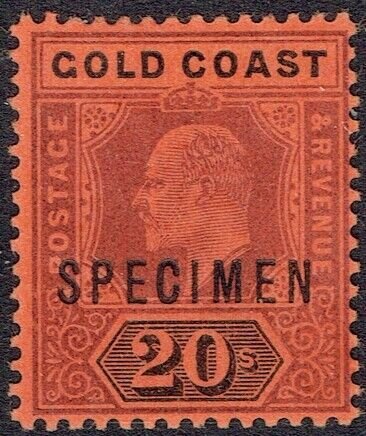 GOLD COAST 1902 20s purple and black on red - 43782