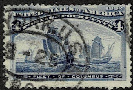 1893 United States Scott Catalog Number 233 Used