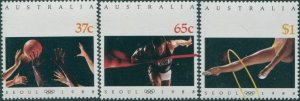 Australia 1988 SG1154-1156 Olympics Seoul set MNH