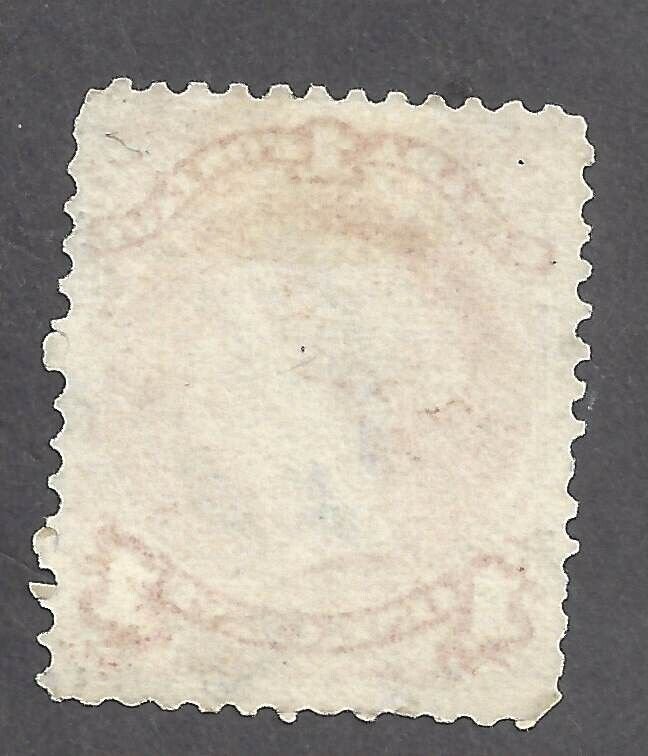Canada  # 22ii VF USED 1c BROWN-RED LARGE QUEEN BOTHWELL PAPER BS26821
