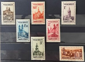 Saar 1932 SC B37-B43 MNH Set