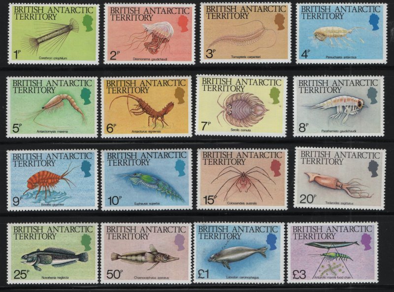 BRITISH ANTARCTIC TERRITORY  102-112 MNH SET, bbstamps, why pay more
