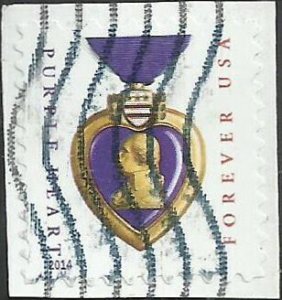 # 4704b USED PURPLE HEART AND RIBBON