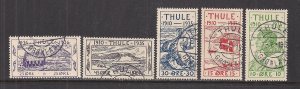 GREENLAND - THULE  SC# 1-5  FVF/U