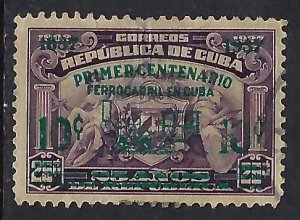 Cuba 355 USED THIN  651D-2