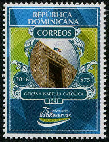 HERRICKSTAMP NEW ISSUES DOMINICAN REPUBLIC Banreservas Bank