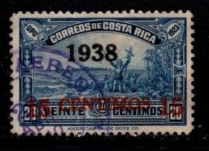 Costa Rica - #218 Columbus Surcharged - Used