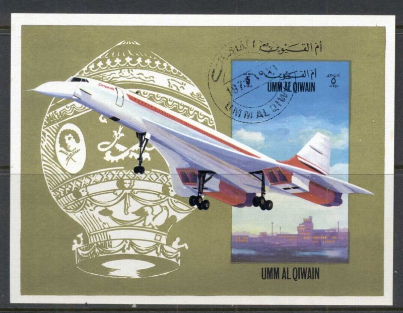 Umm al Qiwain 1972 International Airlines, Concorde MS (Mi#Blk47) CTO