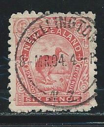 New Zealand 115c 1902-7 6d Kiwi single Used