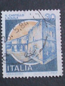 ​ITALIY-1980 VERY OLD ITALY FAMOUS CAST;ES USED STAMPS LARGE SETVERY FINE WE S