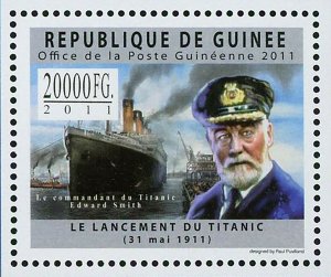 Titanic Stamp Ship Historical Event Transportation Ocean S/S MNH #8963-8965