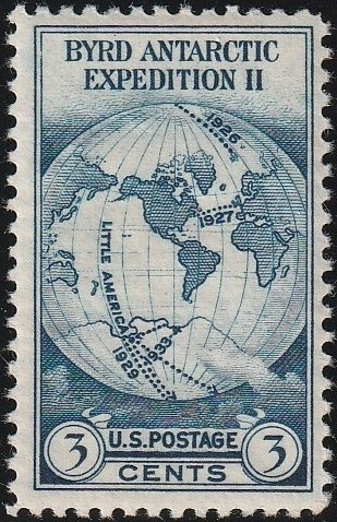 733 MH single Byrd Antarctic issue, gummed - no per item S&H fees