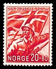 Norway 1941, Norske legion 1v, MNH