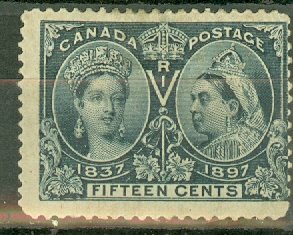 Canada 58 mint overall light toning CV $275