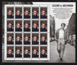 US 1996  32¢ James Dean Stamp Sheet #3082 MNH