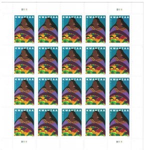 2016 Kwanzaa Sheet of Twenty - Postage Stamps Scott 5141 - Stuart Katz