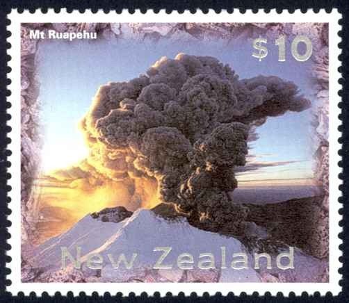 New Zealand Sc# 1412 MNH 1997 Mt. Ruapehu