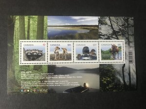 CANADA #2504 Baby Wild Life Definitives Souvenir Sheet from 2012 - MNH