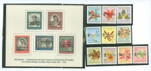 Nicaragua #843-852 Mint (NH) Single (Complete Set) (Flora) (Scouts)