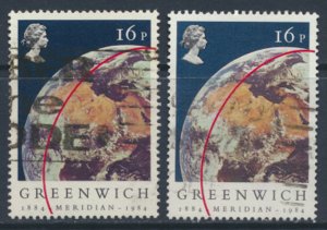 Great Britain  SG 1254  SC# 1058 Greenwich Meridian Used see detail and scan