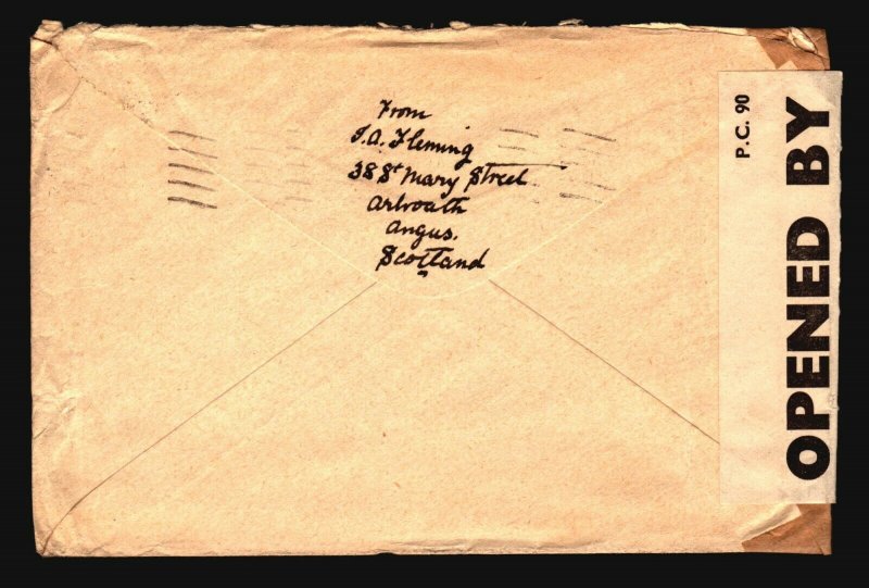 Great Britain - 3 WW2 Censor Covers  / See Images For Condition (12) - Z16215