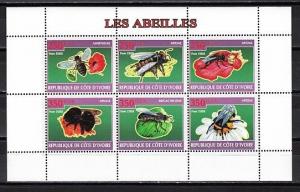 Ivory Coast, 2009 Cinderella issue. Honey Bees issue