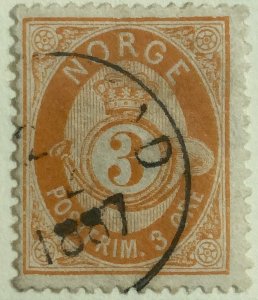 AlexStamps NORWAY #23 XF Used 