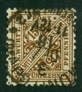 German States - Wurttemberg 1916 #O125 U SCV(2020)=$0.40