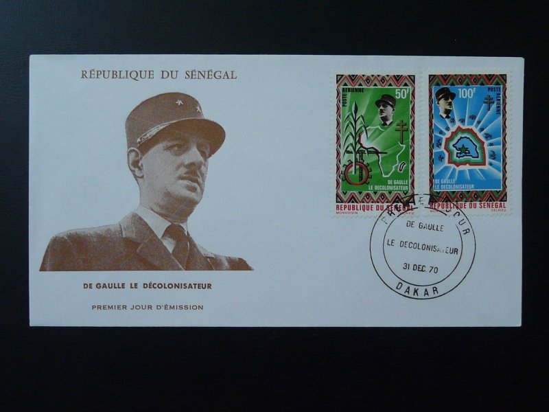 FDC General De Gaulle Senegal 1970