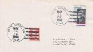 United States Colorado Royal Gorge 81246 1968 4-bar  1949-1966  Philatelic.