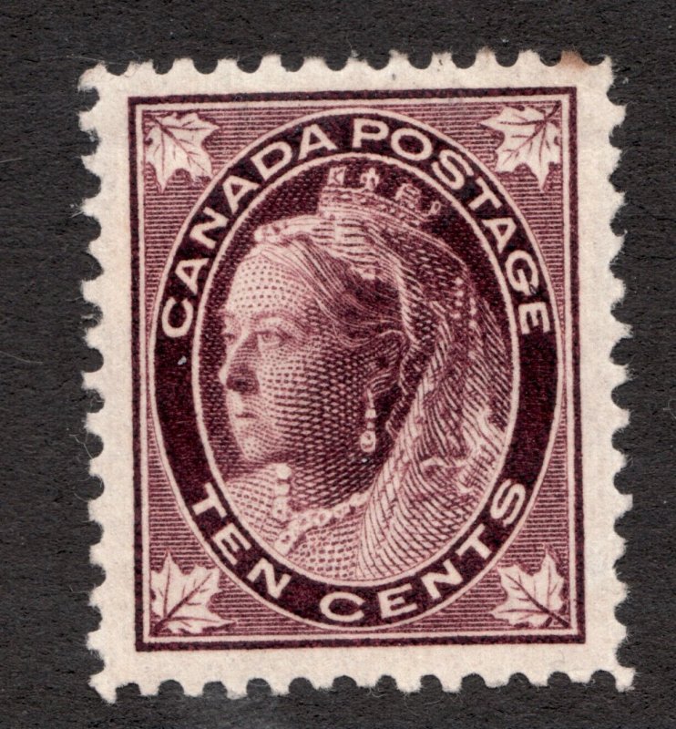 Sc# 73 - Canada - 10c - 1898 - Maple Queen - MHH - GEM -  superfleas - cv$800 